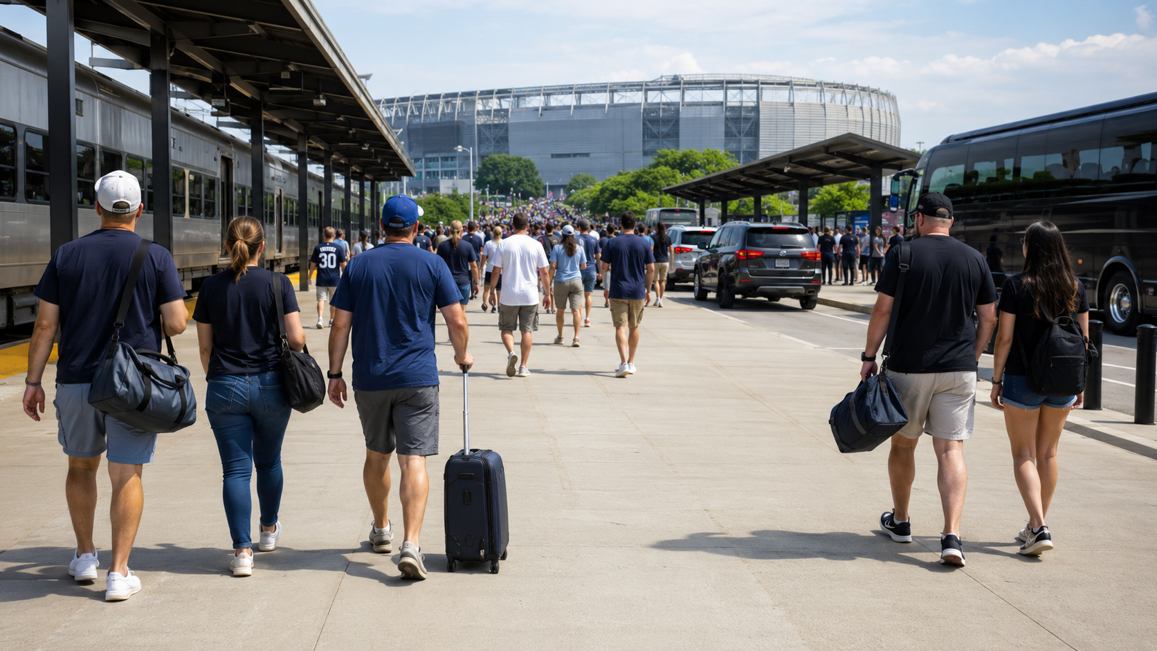 Transportation options for getting to MetLife Stadium